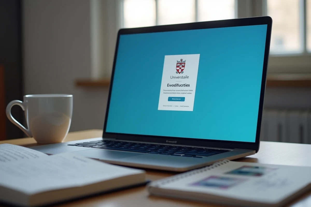 Écran d'ordinateur affichant une erreur de connexion au portail de messagerie académique de l'université de Clermont-Ferrand